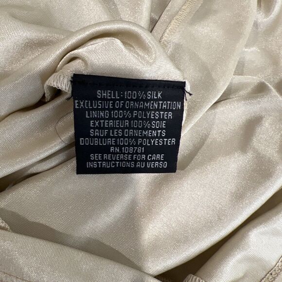 Aidan Mattox Dress Women 4 gold Beaded Sequin Mini Embellished - Picture 8 of 10